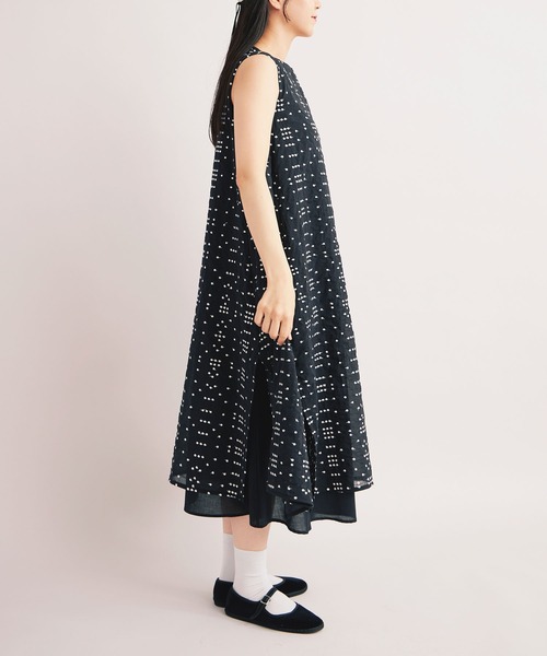 yuni（ユニ　）の「△Cotton/Nylon sheer memory dot 刺繍 layer one-piece ”　dot dot dot　”（ワンピース・レディース・その他・FREE）」の9枚目の写真