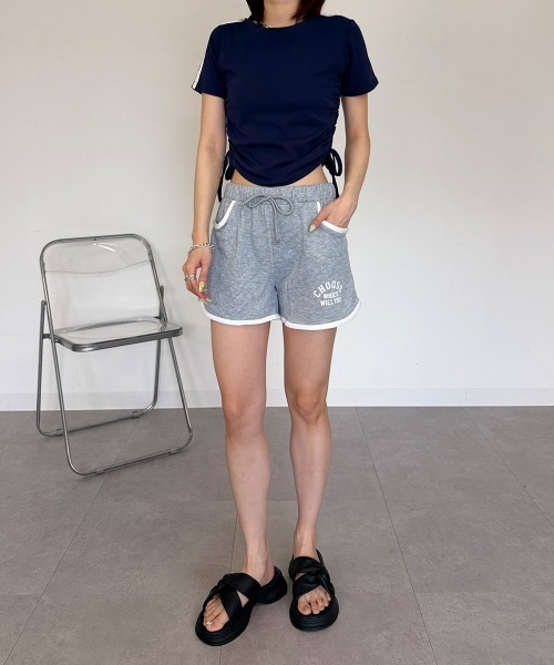 mellomela.(メロメラ)の「ショートパンツ(その他パンツ・レディース・ブラック/杢グレー・M)」の6枚目の写真