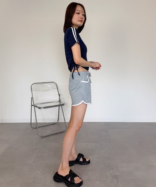 mellomela.(メロメラ)の「ショートパンツ(その他パンツ・レディース・ブラック/杢グレー・M)」の13枚目の写真