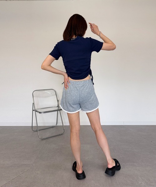 mellomela.(メロメラ)の「ショートパンツ(その他パンツ・レディース・ブラック/杢グレー・M)」の14枚目の写真