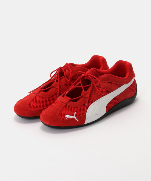 PUMA（プーマ）の「PUMA / プーマ SPEEDCAT GO WNS（スニーカー・レディース・ブラック/レッド・23cm/25cm/24cm）」の3枚目の写真