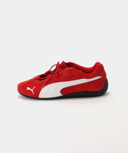 PUMA（プーマ）の「PUMA / プーマ SPEEDCAT GO WNS（スニーカー・レディース・ブラック/レッド・23cm/25cm/24cm）」の4枚目の写真