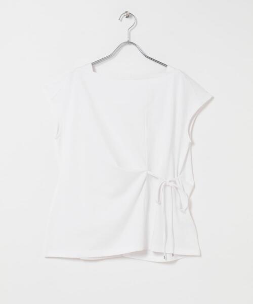 SENSE OF PLACE by URBAN RESEARCH(センスオブプレイスバイアーバンリサーチ)の「『イージーケア/接触冷感』ニュアンスコードTシャツ(Tシャツ/カットソー・レディース・オフホワイト/ライトブルー/ブラック・ONE)」の13枚目の写真