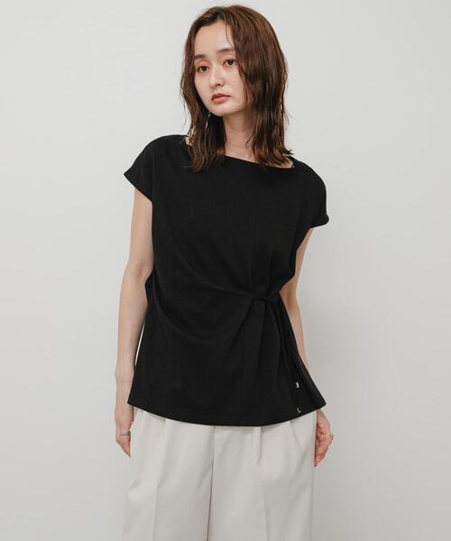 SENSE OF PLACE by URBAN RESEARCH(センスオブプレイスバイアーバンリサーチ)の「『イージーケア/接触冷感』ニュアンスコードTシャツ(Tシャツ/カットソー・レディース・オフホワイト/ライトブルー/ブラック・ONE)」の17枚目の写真