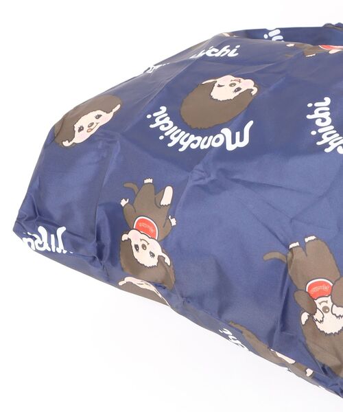 Mac-House(マックハウス)の「【 Monchhichi / モンチッチ 】総柄プリント 折りたたみ エコバッグ(エコバッグ/サブバッグ・レディース・オフホワイト/ネイビー・FREE)」の4枚目の写真