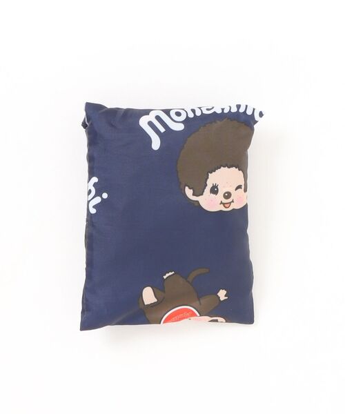 Mac-House(マックハウス)の「【 Monchhichi / モンチッチ 】総柄プリント 折りたたみ エコバッグ(エコバッグ/サブバッグ・レディース・オフホワイト/ネイビー・FREE)」の6枚目の写真