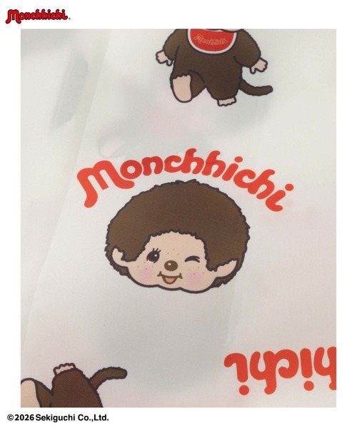 Mac-House(マックハウス)の「【 Monchhichi / モンチッチ 】総柄プリント 折りたたみ エコバッグ(エコバッグ/サブバッグ・レディース・オフホワイト/ネイビー・FREE)」の10枚目の写真
