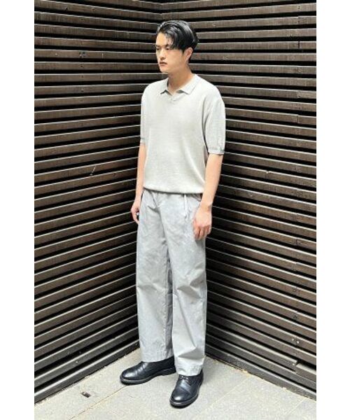 NONBLANK(ノンブランク)の「クールタッチハーフスリーブカラー ニット_PALE KHAKI(ポロシャツ・メンズ・その他・X-LARGE/MEDIUM/LARGE)」の6枚目の写真