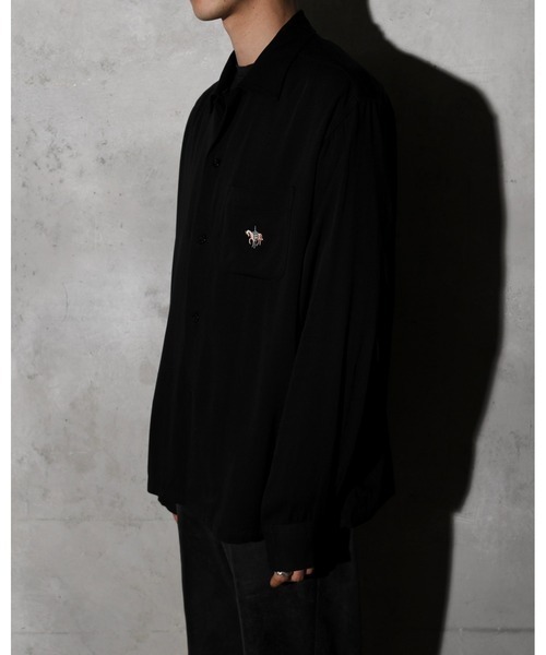 TOWNCRAFT(タウンクラフト)の「TOWNCRAFT / 50S EMBROIDERY L/S SHIRT(シャツ/ブラウス・メンズ・ブラウン/ブラック・SMALL/MEDIUM/LARGE)」の11枚目の写真
