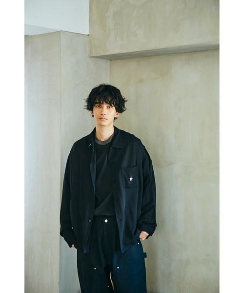 TOWNCRAFT(タウンクラフト)の「TOWNCRAFT / 50S EMBROIDERY L/S SHIRT(シャツ/ブラウス・メンズ・ブラウン/ブラック・SMALL/MEDIUM/LARGE)」の9枚目の写真