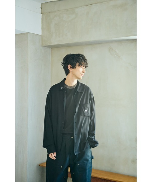 TOWNCRAFT(タウンクラフト)の「TOWNCRAFT / 50S EMBROIDERY L/S SHIRT(シャツ/ブラウス・メンズ・ブラウン/ブラック・SMALL/MEDIUM/LARGE)」の10枚目の写真