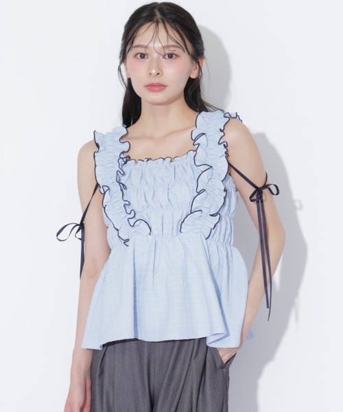 フリルシュリンクトップス（シャツ/ブラウス）｜JILL by JILL STUART