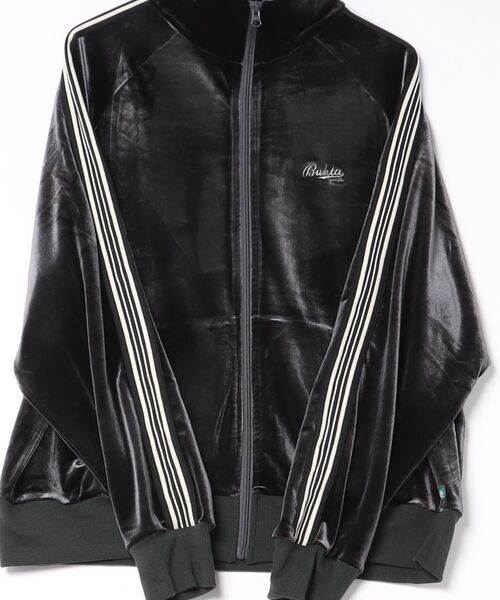 Bukta(バクタ)の「ベロア トラック ジャケット(ブルゾン・メンズ・グリーン/チャコール・LARGE/MEDIUM/X-LARGE)」の19枚目の写真