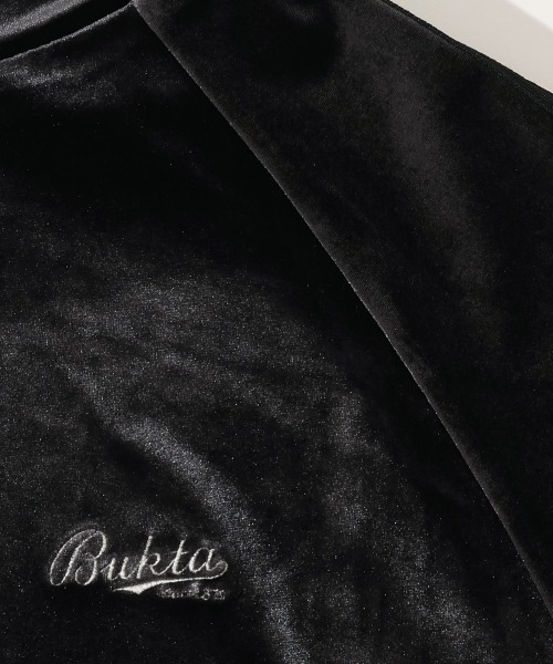 Bukta(バクタ)の「ベロア トラック ジャケット(ブルゾン・メンズ・グリーン/チャコール・LARGE/MEDIUM/X-LARGE)」の7枚目の写真
