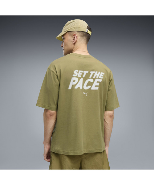 PUMA(プーマ)の「PUMA プーマ メンズ ラン カルチャー コレクティブ ボクシー グラフィック(Tシャツ/カットソー・メンズ・ブラウン系その他/ブラック・MEDIUM/LARGE/X-LARGE/XX-LARGE/SMALL)」の6枚目の写真