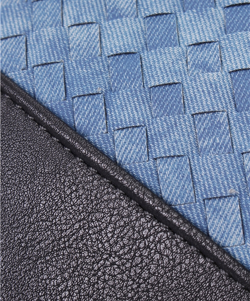 VENCEEXCHANGE（ヴァンスエクスチェンジ）の「PUデニムトートBAG      （トートバッグ・メンズ・ブラック/スカイブルー・FREE）」の7枚目の写真