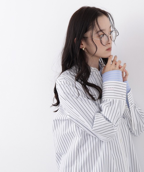 N.(N. Natural Beauty Basic)(エヌエヌナチュラルビューティーベーシック)の「ベーシックシャツ(シャツ/ブラウス・レディース・ピンク系その他2/ホワイト系その他/イエロー系その他・フリ-)」の2枚目の写真