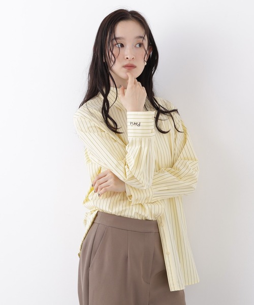 N.(N. Natural Beauty Basic)(エヌエヌナチュラルビューティーベーシック)の「ベーシックシャツ(シャツ/ブラウス・レディース・ピンク系その他2/ホワイト系その他/イエロー系その他・フリ-)」の1枚目の写真