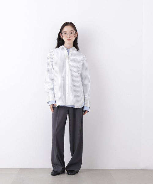 N.(N. Natural Beauty Basic)(エヌエヌナチュラルビューティーベーシック)の「ベーシックシャツ(シャツ/ブラウス・レディース・ピンク系その他2/ホワイト系その他/イエロー系その他・フリ-)」の4枚目の写真