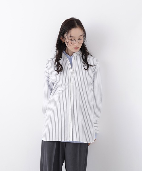 N.(N. Natural Beauty Basic)(エヌエヌナチュラルビューティーベーシック)の「ベーシックシャツ(シャツ/ブラウス・レディース・ピンク系その他2/ホワイト系その他/イエロー系その他・フリ-)」の7枚目の写真