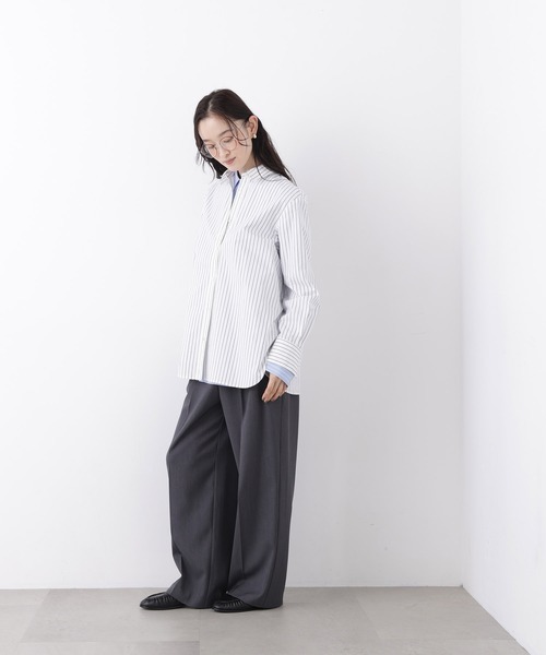 N.(N. Natural Beauty Basic)(エヌエヌナチュラルビューティーベーシック)の「ベーシックシャツ(シャツ/ブラウス・レディース・ピンク系その他2/ホワイト系その他/イエロー系その他・フリ-)」の8枚目の写真