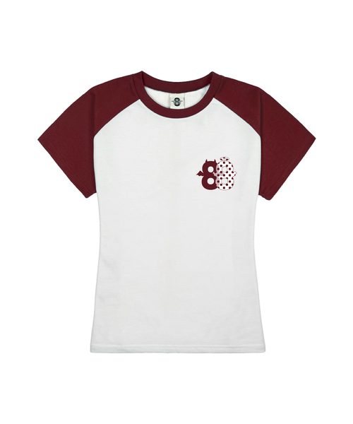 PRIMATE(プライメイト)の「SWEET SIN レディース スリムフィットラグラン半袖Tシャツ 5 COLORS(Tシャツ/カットソー・レディース・ブラック/ワイン/ネイビー/グリーン/ミックスグレー・FREE)」の5枚目の写真