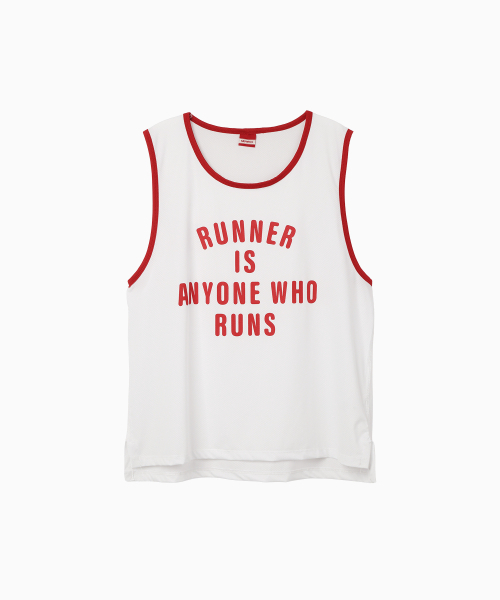 MENASOO（ミナス）の「Mesh Runner Club Sleeveless Top_White（Tシャツ/カットソー・レディース・ホワイト・M/S）」の15枚目の写真