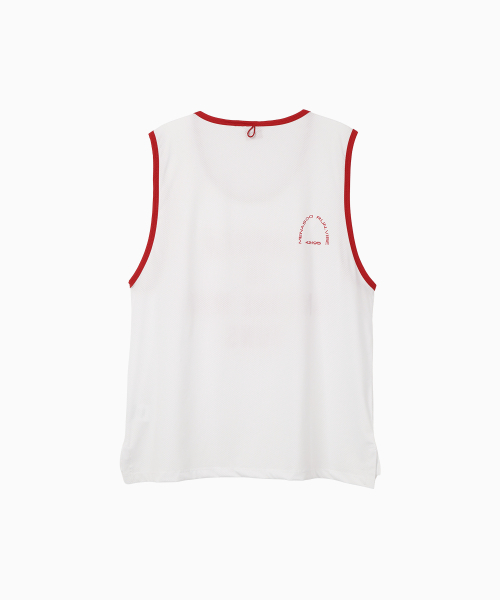 MENASOO（ミナス）の「Mesh Runner Club Sleeveless Top_White（Tシャツ/カットソー・レディース・ホワイト・M/S）」の16枚目の写真