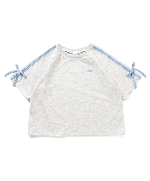 algy(アルジー)の「ラメミニ裏毛半袖Tシャツ&スカパンセット(セットアップ・キッズ・ブラック/グレー/オフホワイト・140/150/120/130/160)」の5枚目の写真