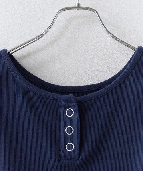 U.S. POLO ASSN.(ユーエスポロアッスン)の「U.S. POLO ASSN./ユーエスポロアッスン リブタンク 2026年 夏 夏服(タンクトップ・レディース・ネイビー/ホワイト系その他/ピンク・S/L)」の7枚目の写真