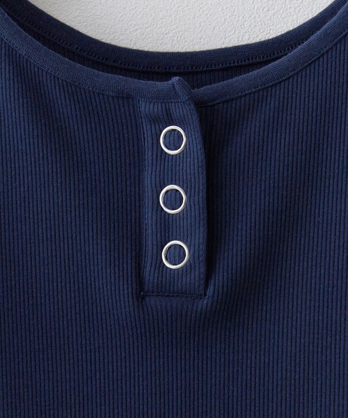 U.S. POLO ASSN.(ユーエスポロアッスン)の「U.S. POLO ASSN./ユーエスポロアッスン リブタンク 2026年 夏 夏服(タンクトップ・レディース・ネイビー/ホワイト系その他/ピンク・S/L)」の8枚目の写真