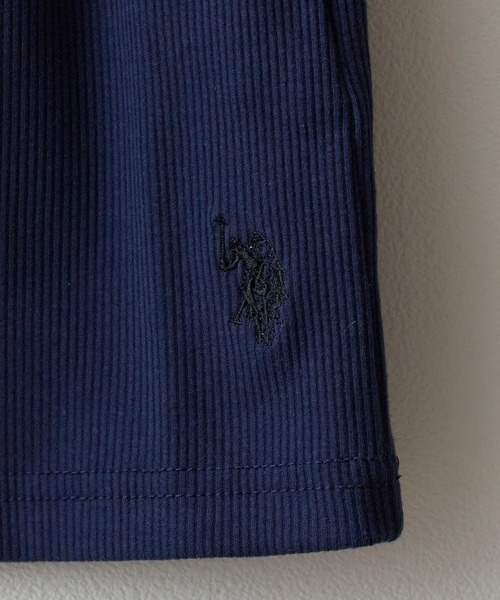 U.S. POLO ASSN.(ユーエスポロアッスン)の「U.S. POLO ASSN./ユーエスポロアッスン リブタンク 2026年 夏 夏服(タンクトップ・レディース・ネイビー/ホワイト系その他/ピンク・S/L)」の11枚目の写真