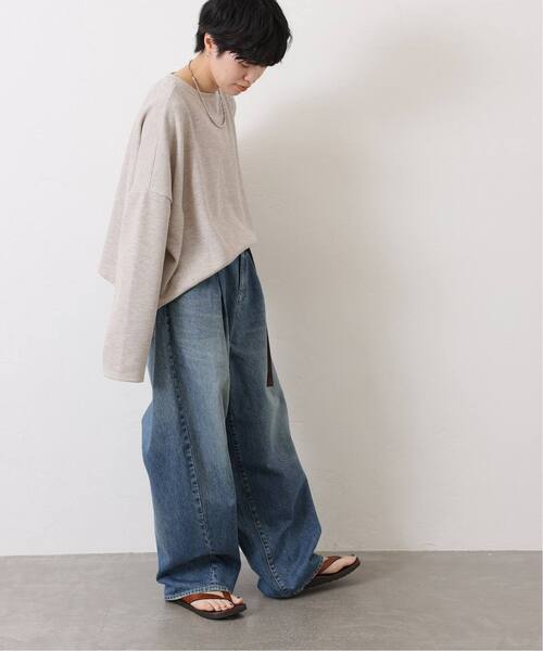 JOURNAL STANDARD LUXE（ジャーナルスタンダード　ラックス）の「ダブルフェイス ワイドプルオーバー（Tシャツ/カットソー・レディース・ブラック/ベージュ・FREE）」の15枚目の写真