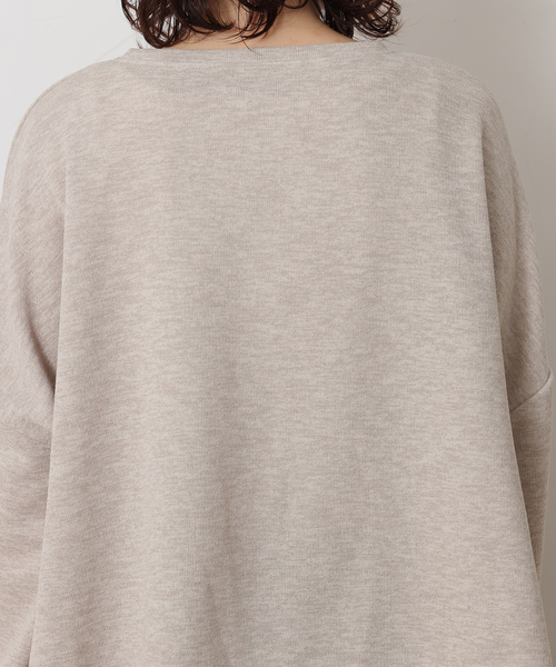 JOURNAL STANDARD LUXE（ジャーナルスタンダード　ラックス）の「ダブルフェイス ワイドプルオーバー（Tシャツ/カットソー・レディース・ブラック/ベージュ・FREE）」の20枚目の写真