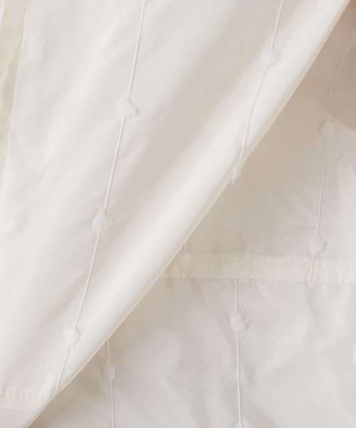 CLANE(クラネ)の「CLANE/クラネ W FACE DOT BLOUSE 11122-4233(シャツ/ブラウス・レディース・アイボリー/ブラック・FREE)」の12枚目の写真