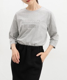 ７分袖ロゴＴシャツ