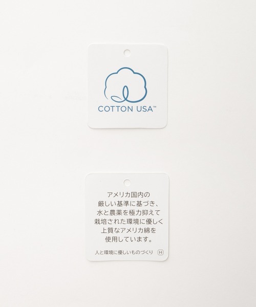 Honeys(ハニーズ)の「7分袖ロゴTシャツ(Tシャツ/カットソー・レディース・グレイッシュブルー/杢グレー/モカ/オレンジ/スミクロ・M/L)」の6枚目の写真