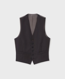Paul Smith | テクスチャード オルタネイトストライプ 6Bベスト / 263001 790NS(スーツベスト)