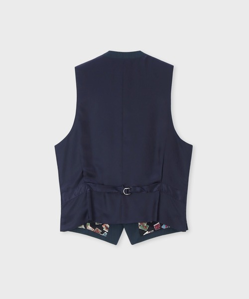Paul Smith(ポールスミス)の「テクスチャード オルタネイトストライプ 6Bベスト / 263001 790NS(スーツベスト・メンズ・ダークグリーン/ダークブラウン・LARGE/MEDIUM)」の11枚目の写真