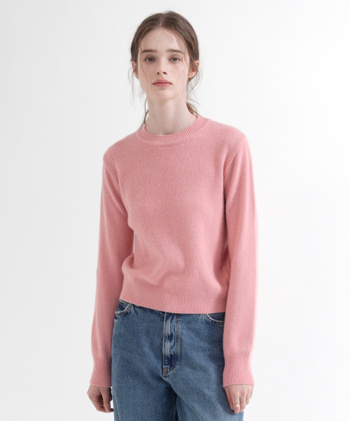 VLETI（ブレッティ）の「Raccoon Round Knit (Pink)（ニット/セーター・レディース・ピンク・FREE）」の2枚目の写真