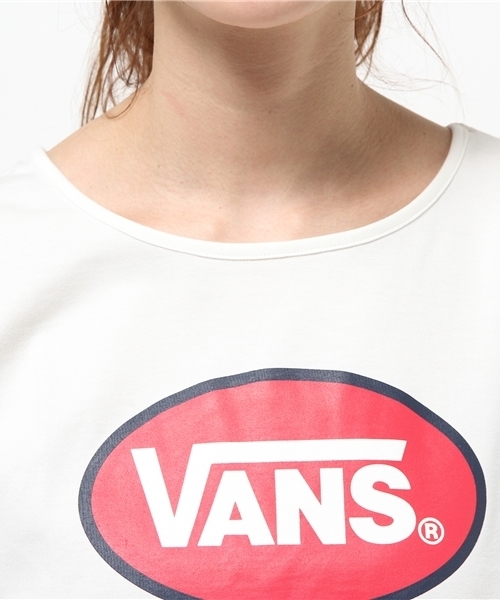 E hyphen world gallery(イーハイフンワールドギャラリー)の「VANSロゴTシャツ(Tシャツ/カットソー・レディース・オフホワイト/LT.Gray/ブルー/ダークネイビー・FREE)」の8枚目の写真