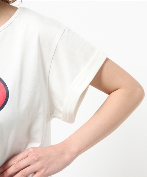 E hyphen world gallery(イーハイフンワールドギャラリー)の「VANSロゴTシャツ(Tシャツ/カットソー・レディース・オフホワイト/LT.Gray/ブルー/ダークネイビー・FREE)」の9枚目の写真