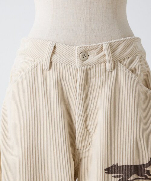 ear PAPILLONNER(イアパピヨネ)の「Kendai×SUM1 STYLE別注コーデュロイパンツ 【SUM1 STYL(その他パンツ・レディース・ホワイト・FREE)」の12枚目の写真