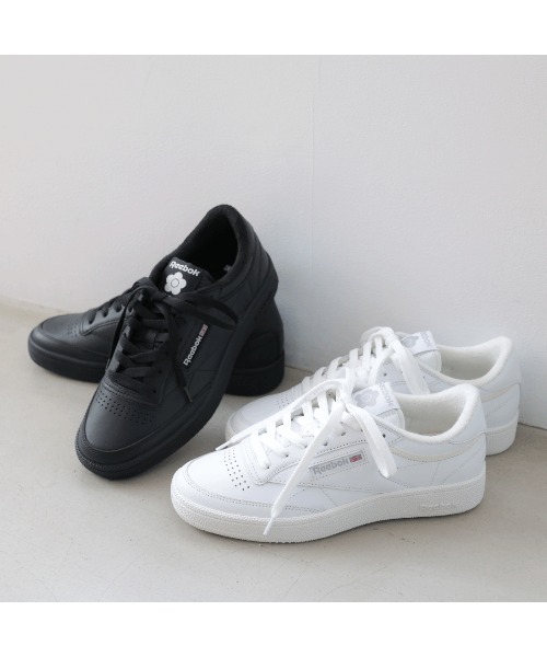 Reebok(リーボック)の「CLUB C 85 VINTAGE MQ(スニーカー・レディース・ブラック/ホワイト・25.0cm/24.0cm/23.0cm)」の3枚目の写真