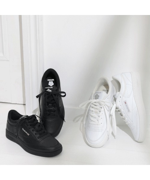 Reebok(リーボック)の「CLUB C 85 VINTAGE MQ(スニーカー・レディース・ブラック/ホワイト・25.0cm/24.0cm/23.0cm)」の4枚目の写真