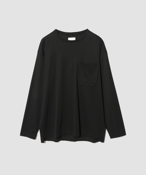 onegravity(ワングラビティ)の「onegravity / スーピマコットン シルキーフライス カットソー(Tシャツ/カットソー・メンズ・ブラック・SMALL/MEDIUM/LARGE)」の2枚目の写真