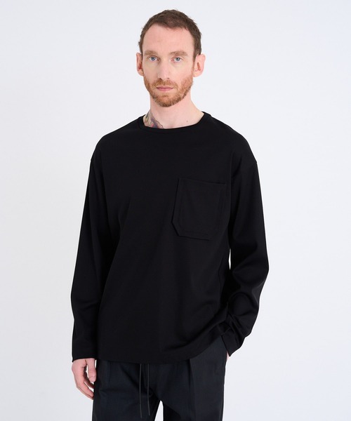 onegravity(ワングラビティ)の「onegravity / スーピマコットン シルキーフライス カットソー(Tシャツ/カットソー・メンズ・ブラック・SMALL/MEDIUM/LARGE)」の4枚目の写真