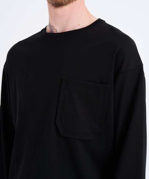 onegravity(ワングラビティ)の「onegravity / スーピマコットン シルキーフライス カットソー(Tシャツ/カットソー・メンズ・ブラック・SMALL/MEDIUM/LARGE)」の5枚目の写真