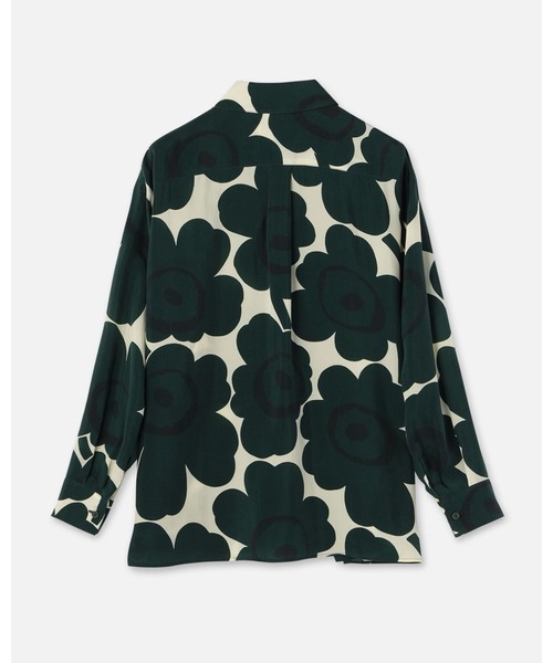 marimekko（マリメッコ）の「Sh Jarki Unikko / Shirt（シャツ/ブラウス・レディース・グリーン・34/36/38）」の6枚目の写真