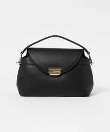 2WAY 金具 フラップショルダーバッグ